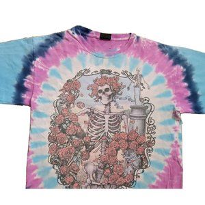 Vintage 90s Grateful Dead 30 Years Tie Dye Band Tee Shirt Men Large 1995 Maguire